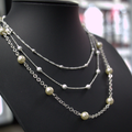 Lote de Collares de Plata con Perlas – Diseños Delicados