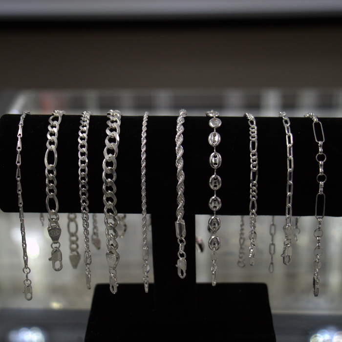 Lote de Pulseras de Plata – Diseños y Eslabones Surtidos