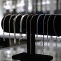 Lote de Pulseras de Plata con Microcircones de Colores