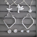 Lote de Collares y Aros de Plata para Mujer – Diseños Surtidos