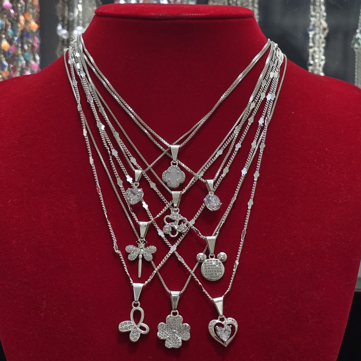 Lote cadenas + colgante