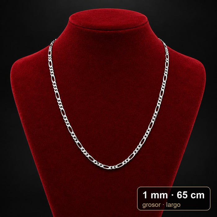 Cadena Cartier 1 mm x 65 cm · por mayor