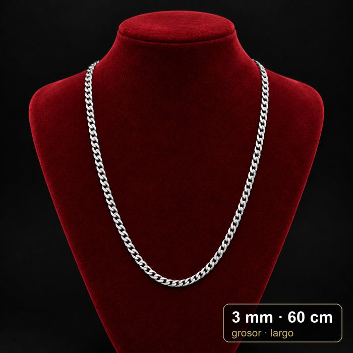 Cadena Grumet 3 mm x 60 cm · por mayor